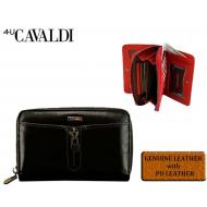 Naiste rahakott WP01L BLACK, CAVALDI 4U, Nahast rahakotid